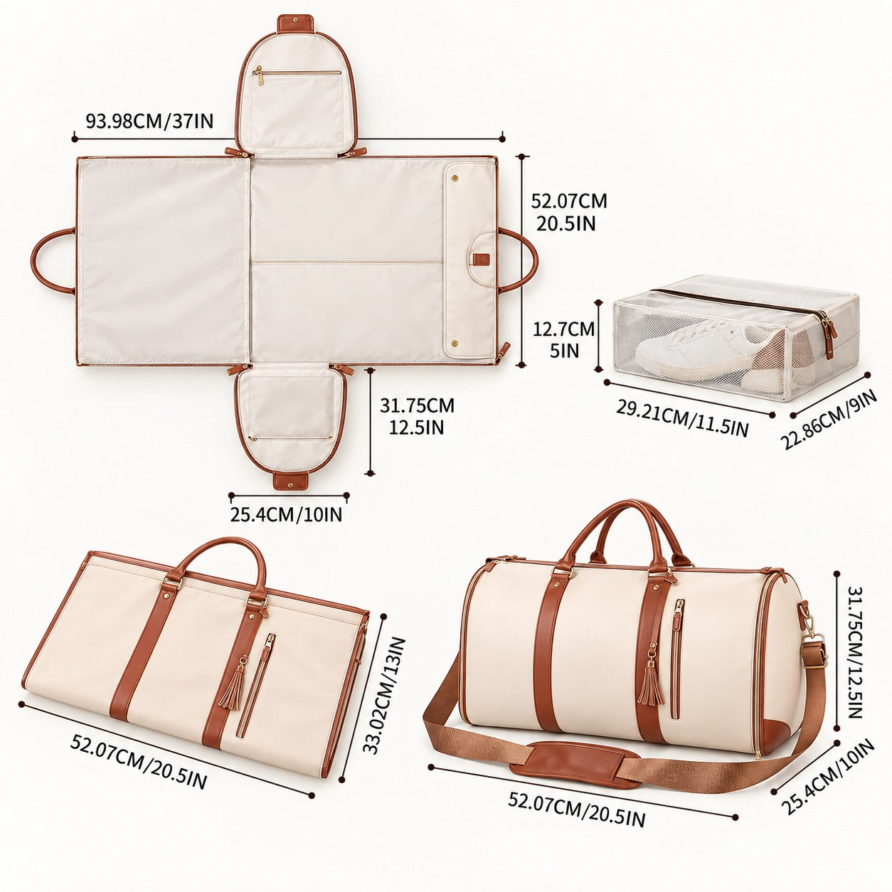Packora™ Voyage – torba podróżna 2w1
