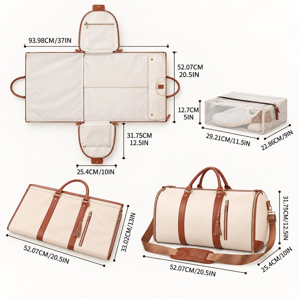 Packora™ Voyage – torba podróżna 2w1